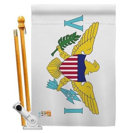 Americana Home & Garden AA-CY-HS-140255-IP-BO-D-US18-AG 28 X 40 In. Virgin Islands Flags Of The World Nationality Impressions Decorative Vertical Doub